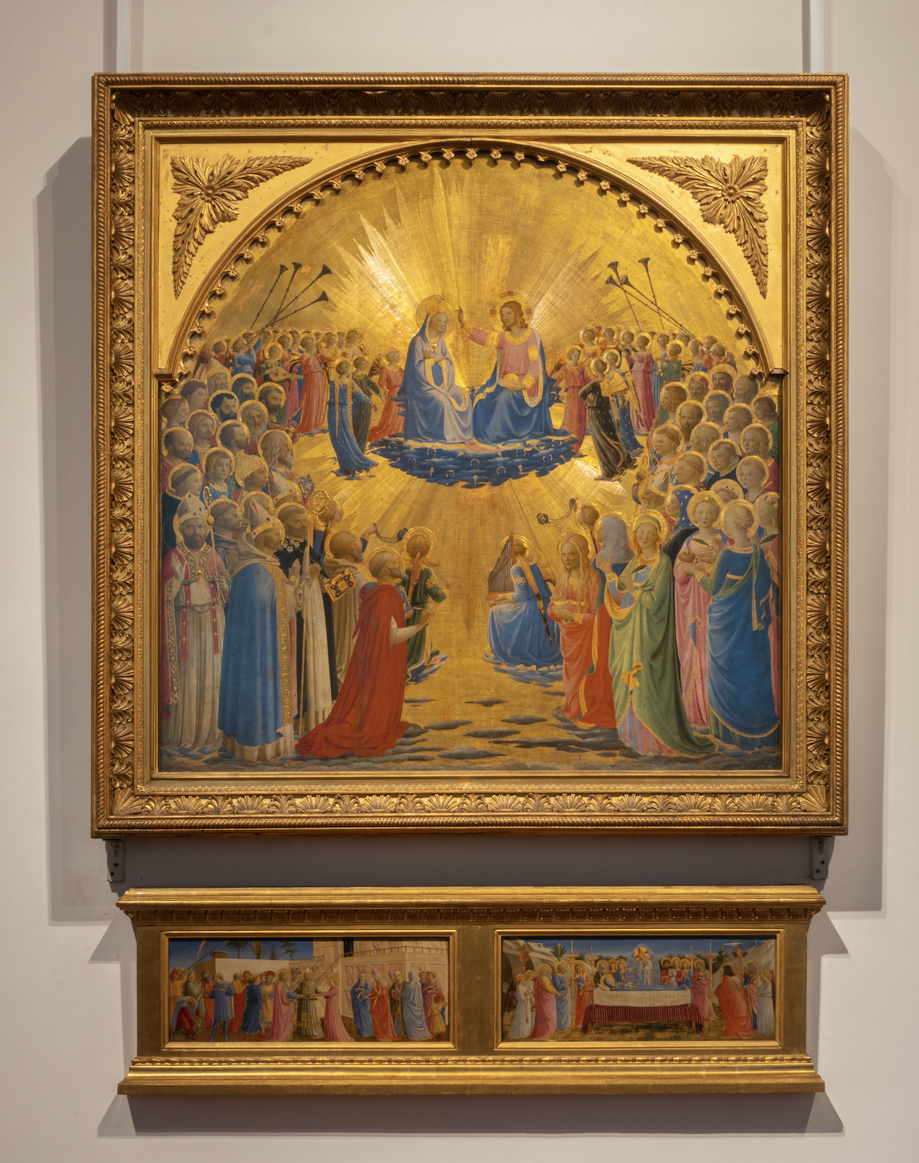 L'Incoronazione del Beato Angelico riunita alla sua predella (Fonte foto Gallerie degli Uffizi)