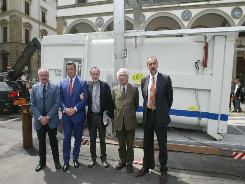 Inaugurazione della stazione ecologica interrata di Piazza Santa Maria Novella a Firenze