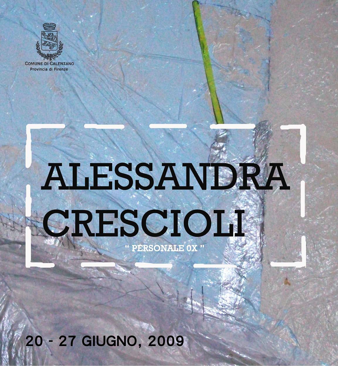 'Personale 0X' di Alessandra Crescioli