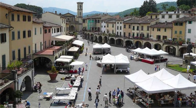 Piazza Matteotti a Greve in Chianti