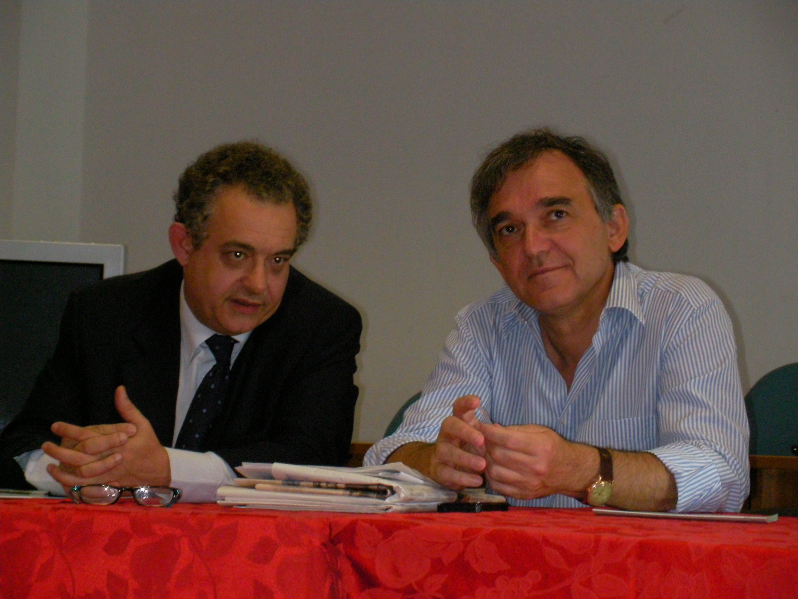 Andrea Barducci e Enrico Rossi