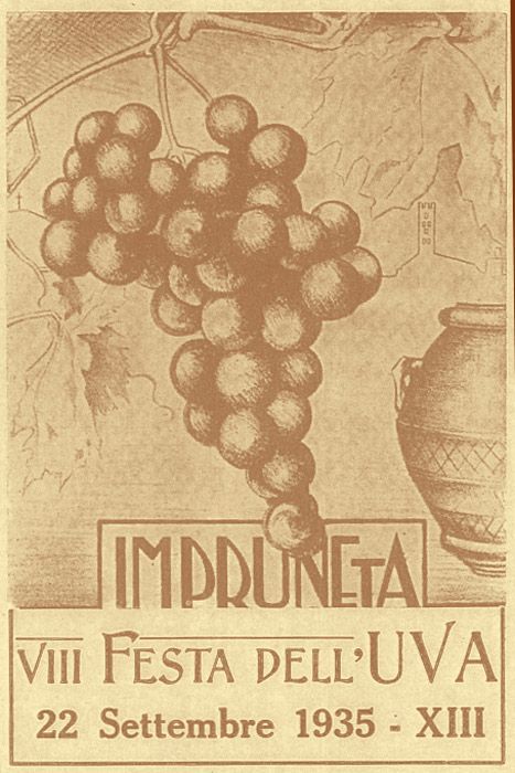 Manifesto della Festa dell'uva 1935