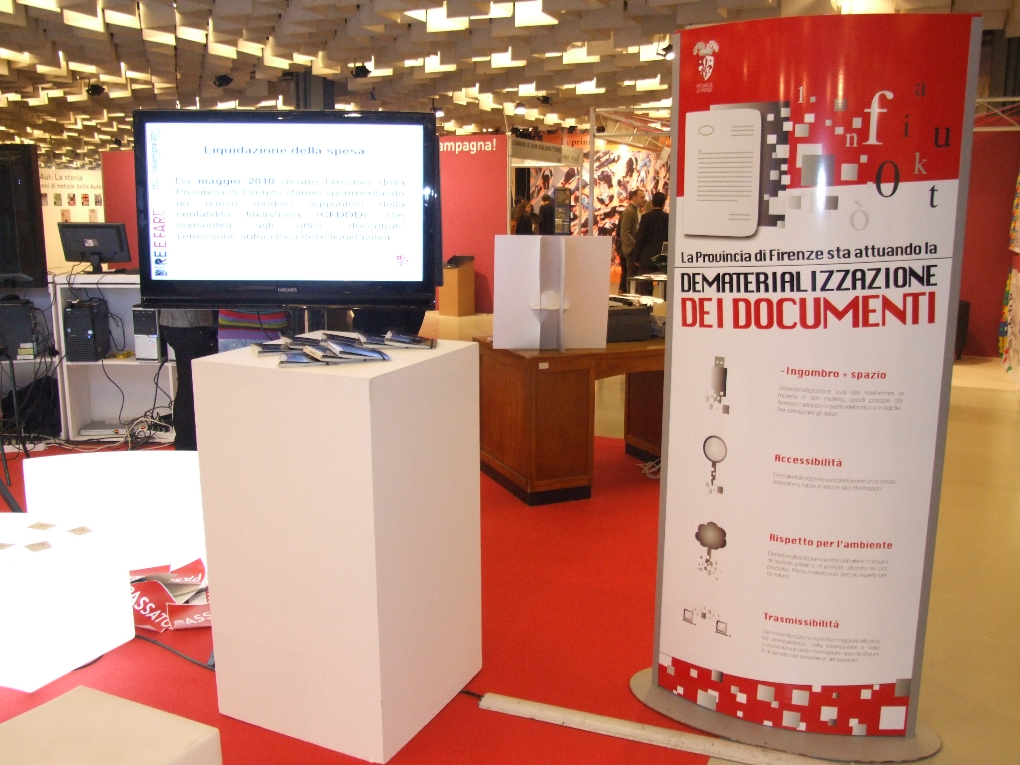 Stand della Provincia di Firenze a Dire e Fare 2010