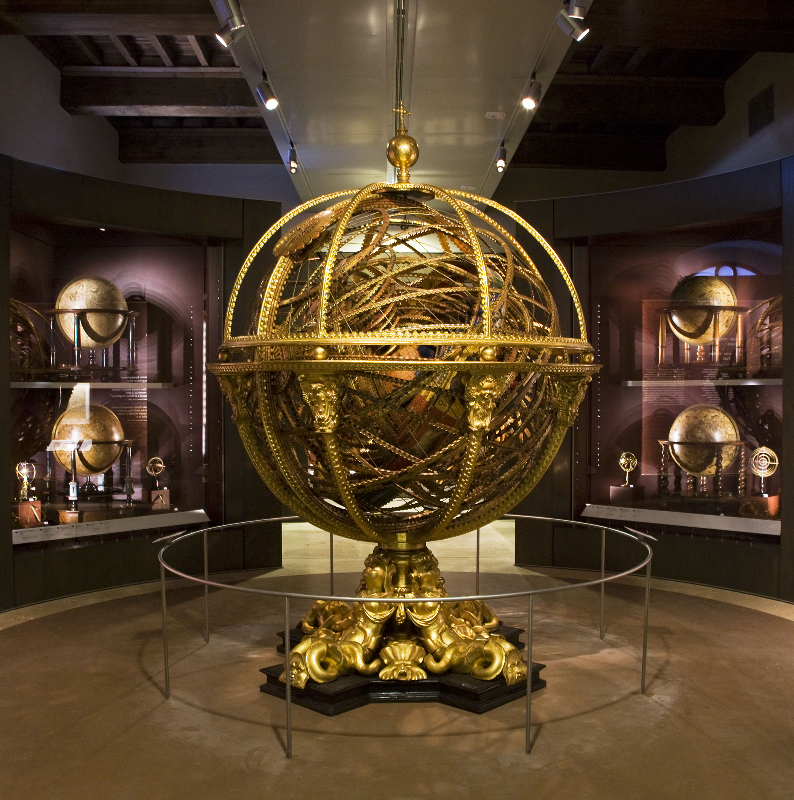 Sfera armillare di Santucci al Museo Galileo
