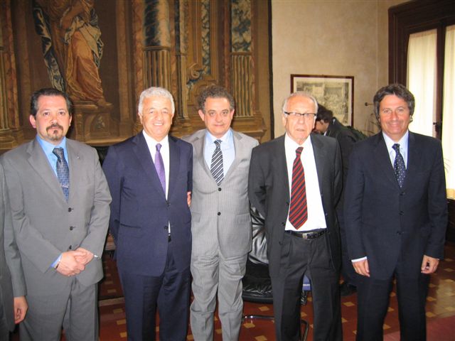 L'ambasciatore turco in visita a Firenze ricevuto in Palazzo Medici Riccardi dal Presidente Andrea Barducci e dal Presidente del Consiglio provinciale David Ermini