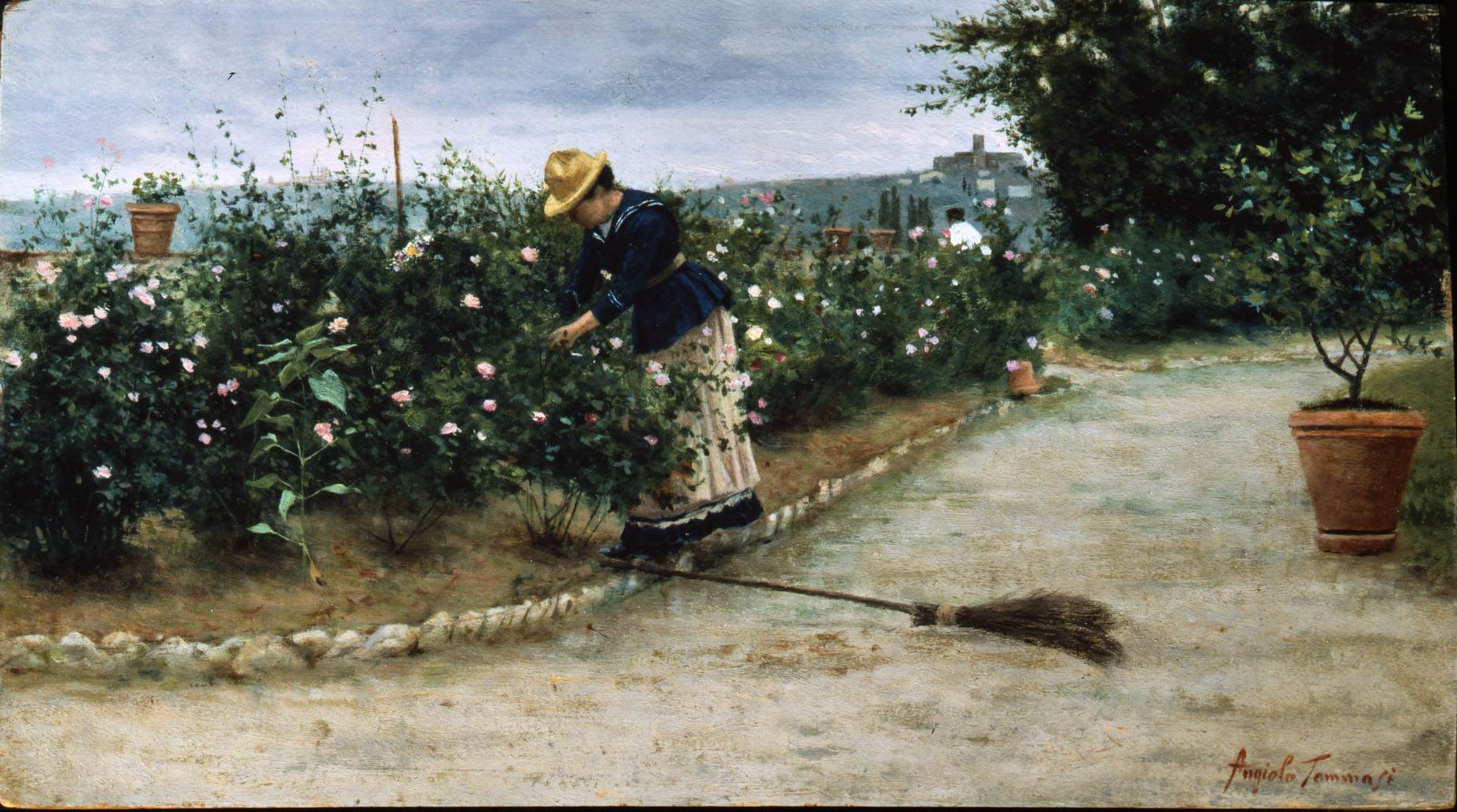 Angelo Tommasi 'In giardino'