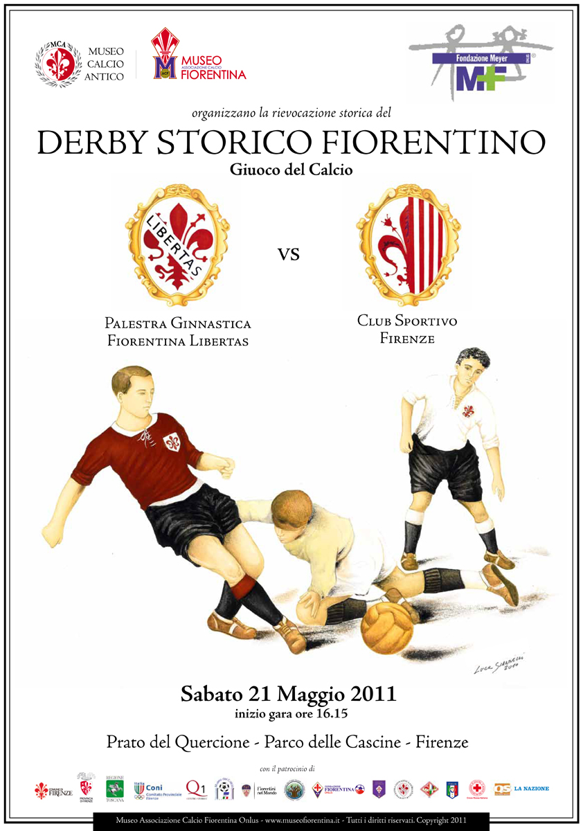 Locandina del Derby Storico fiorentino 2011