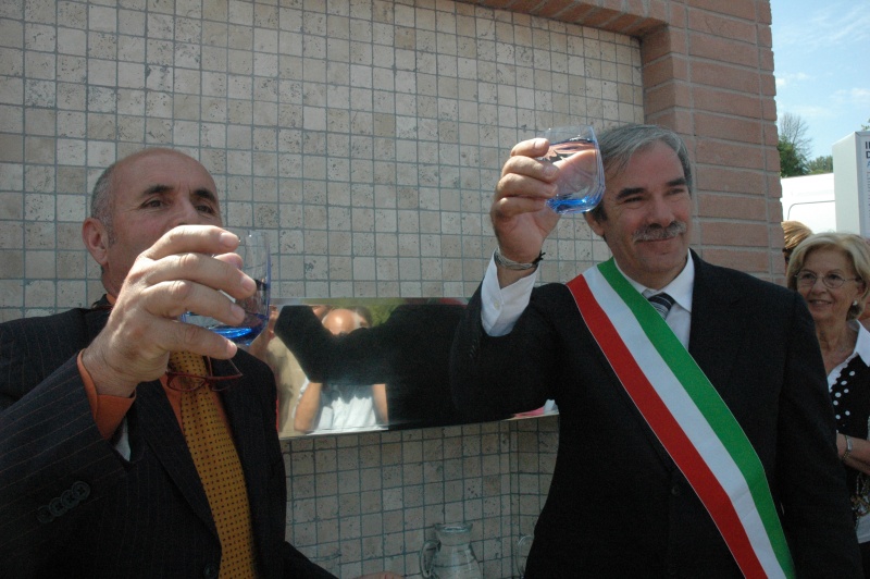 Inaugurazione del nuovo fontanello della Fonte del Lotti
