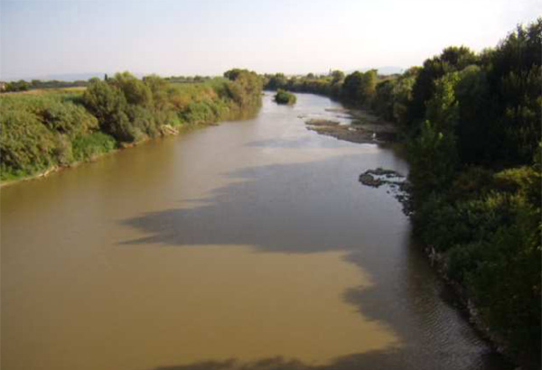 L'arno in una immagine del 26 agosto
