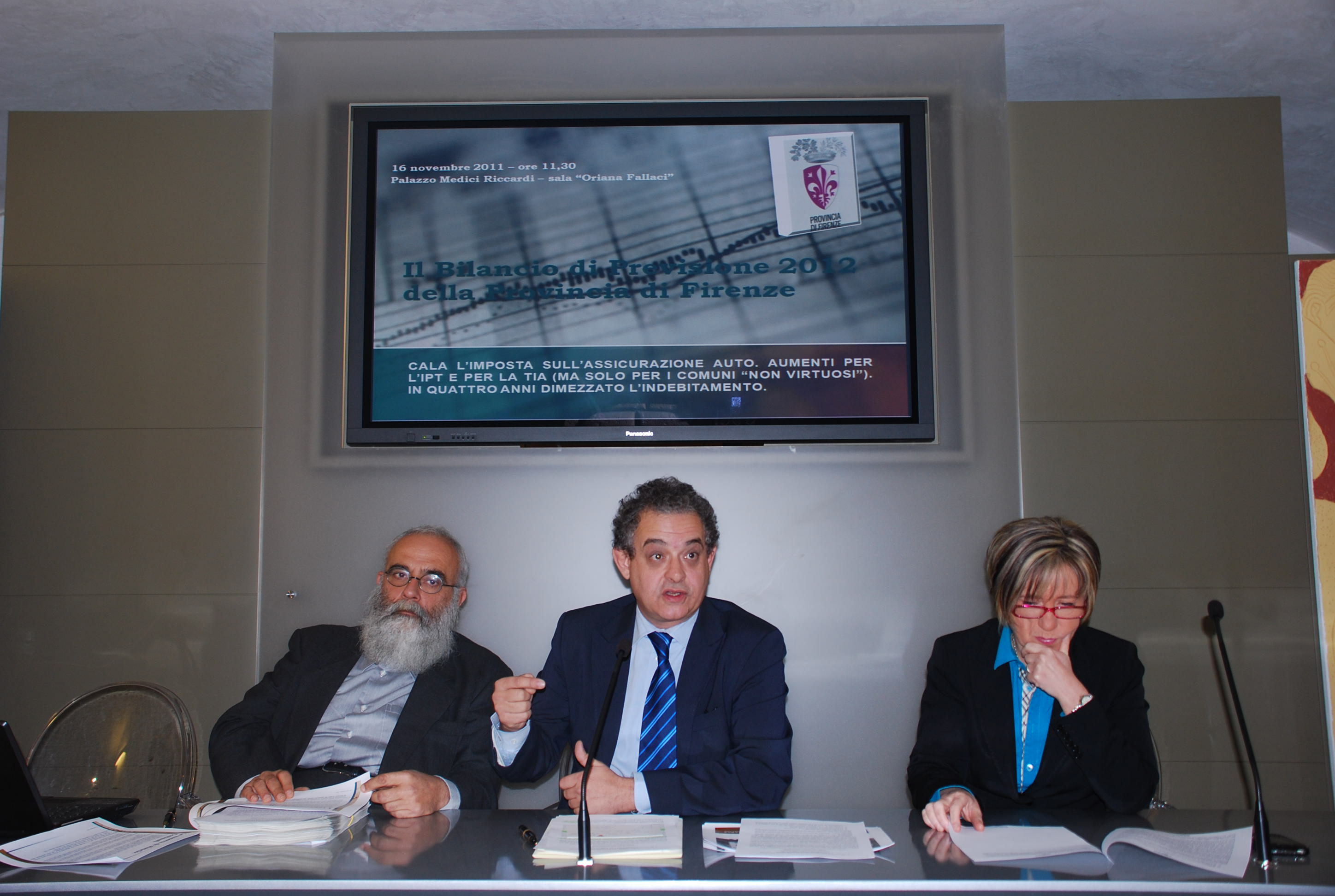 Conferenza stampa presentazione bilancio 2012