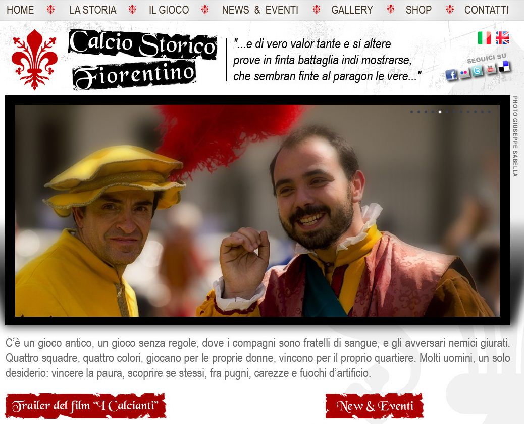 Sito del calcio storico fiorentino