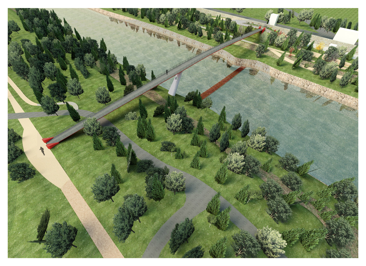 Rendering passerella