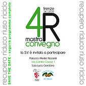 Locandina della mostra-convegno 4R