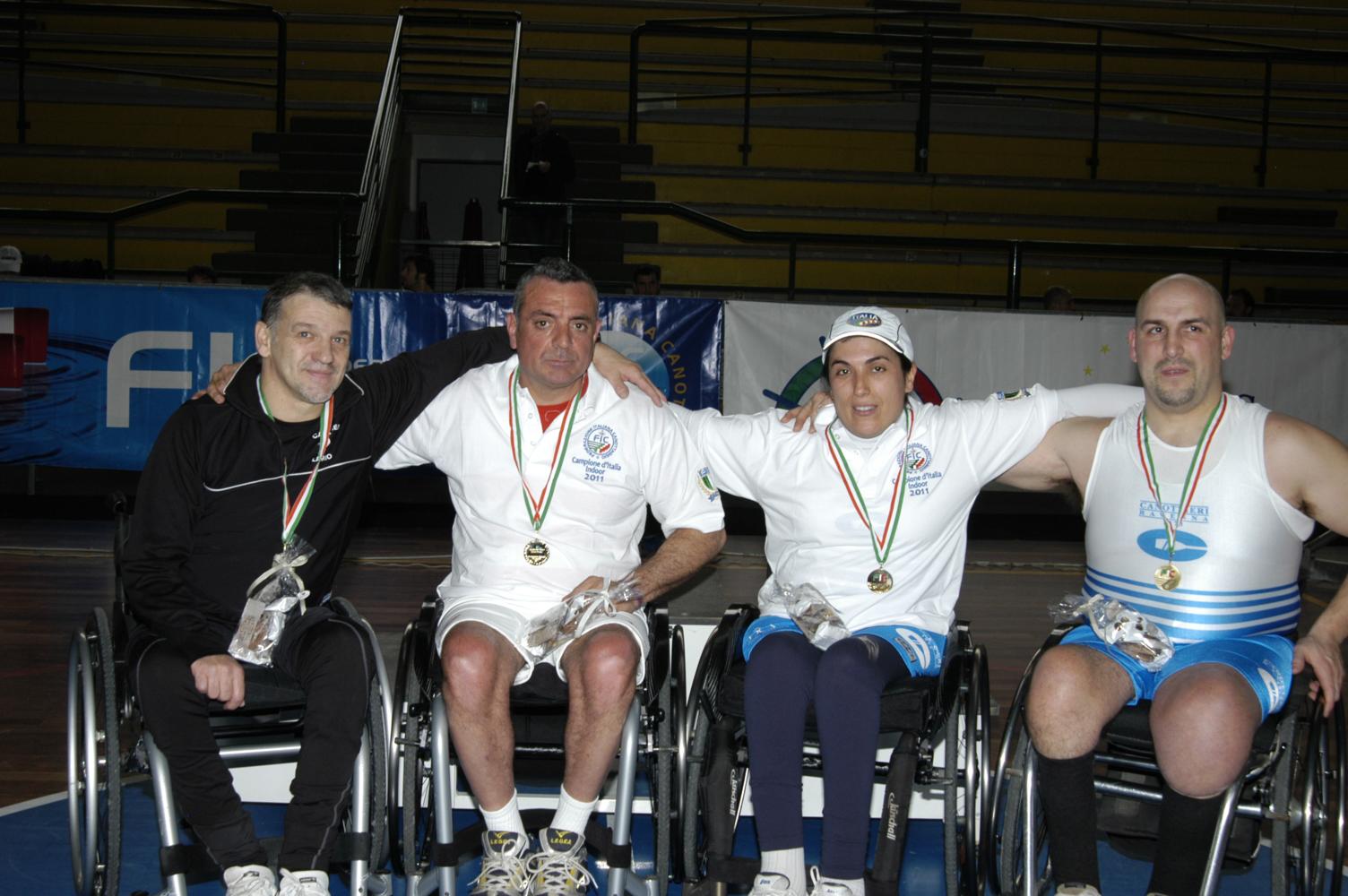 Campioni d'Italia 2011 di remoergometro, Gioia Sacco e Umberto Patermo