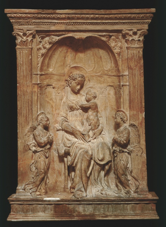 Donatello. Madonna con bambino tra Angeli