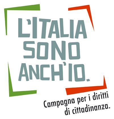 Logo della campagna 'L'Italia sono anch'io'