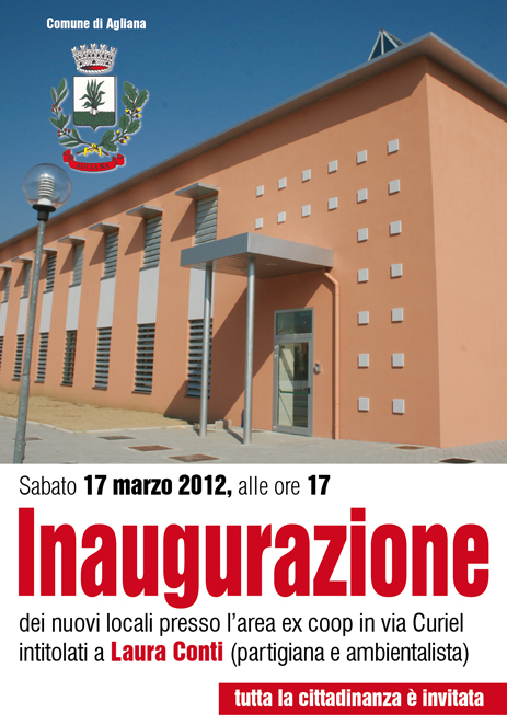 Inaugurazione nuovi locali comunali ad Agliana