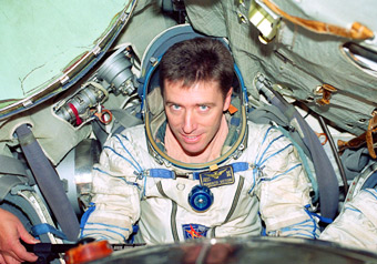 Roberto Vittori in una immagine dal sito dell'Agenzia Spaziale Italiana