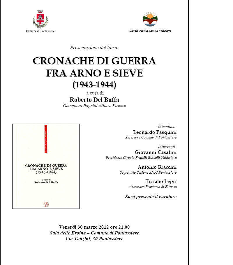 Cronache di guerra fra Arno e Sieve (1943-1944)
