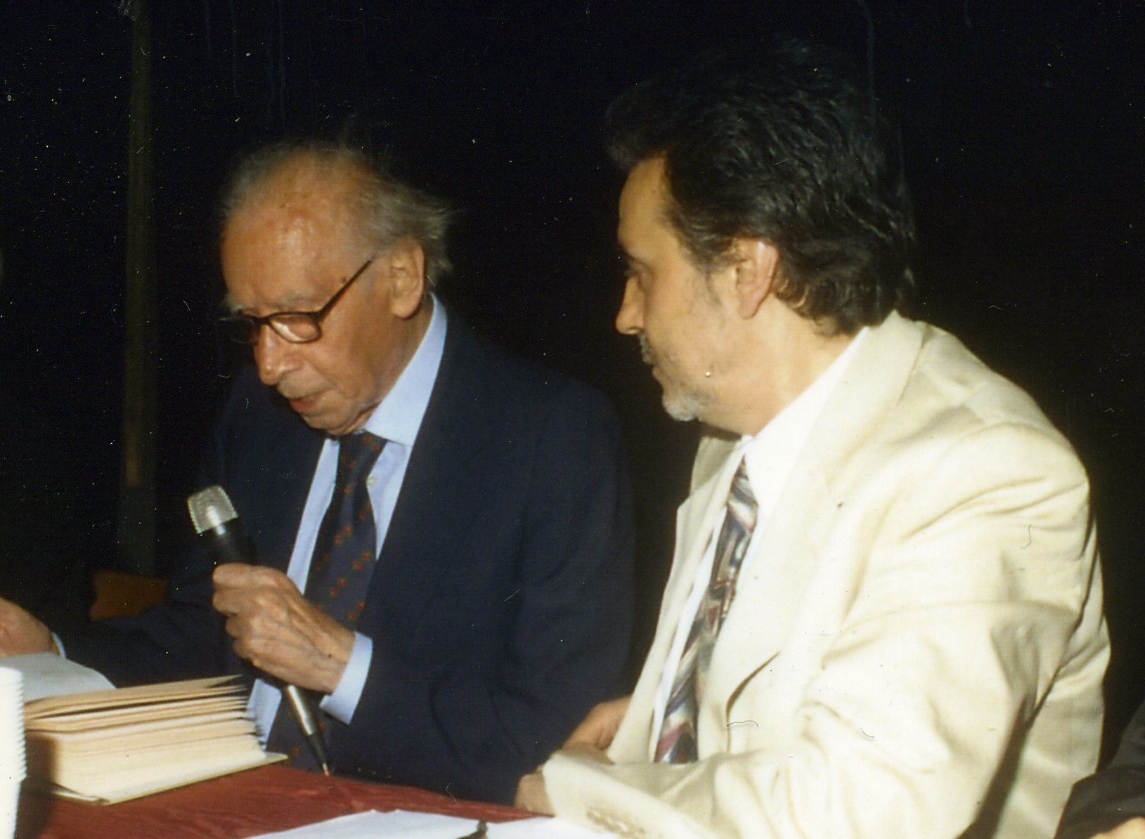 Mario Luzi e Marco Marchi