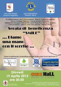 Locandina serata