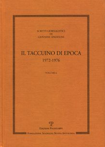 Copertina del libro 'Il Taccuino di Epoca. 1972-1976'
