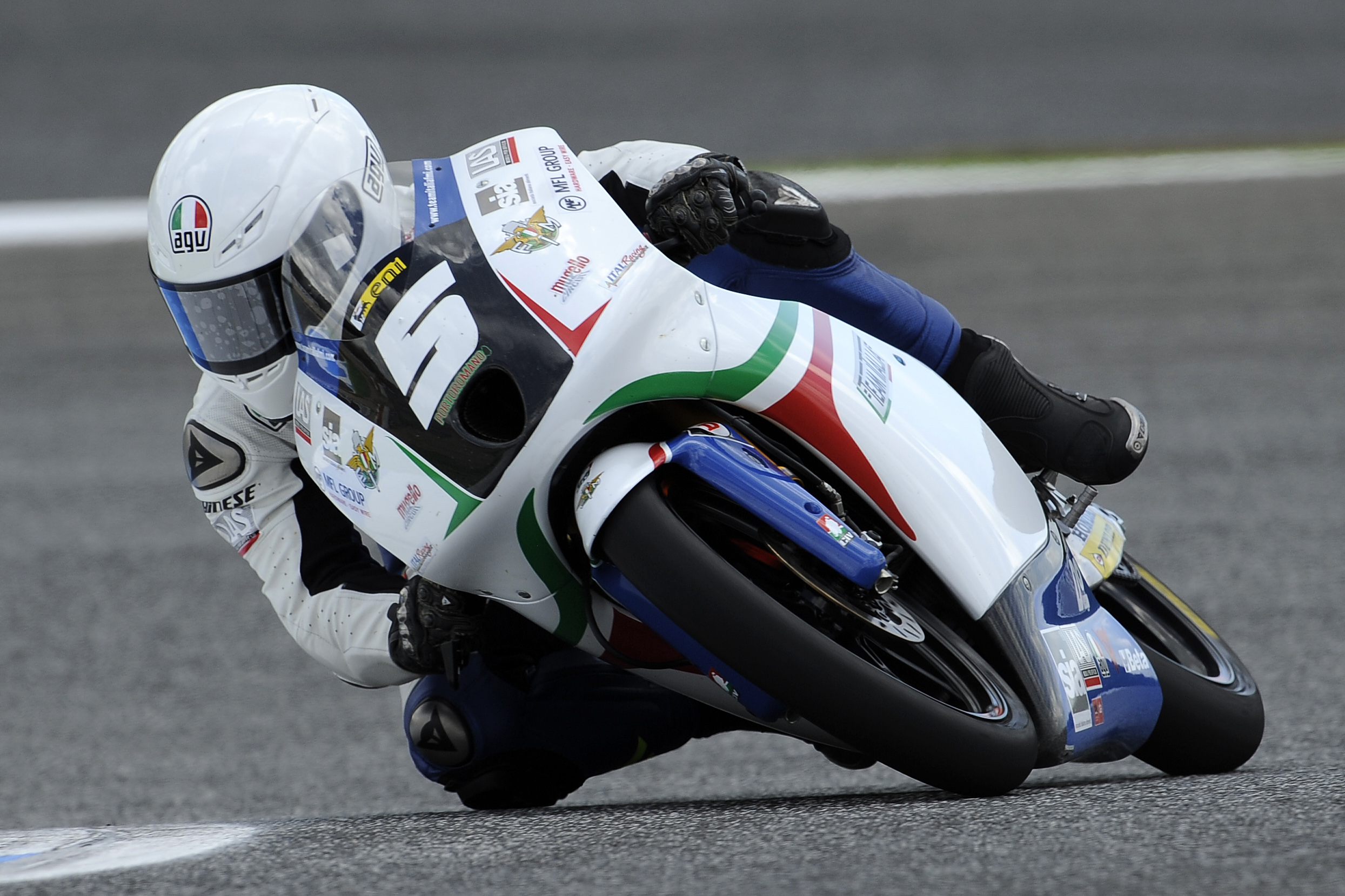 Mugello Circuit sulle moto 3 del team Italia