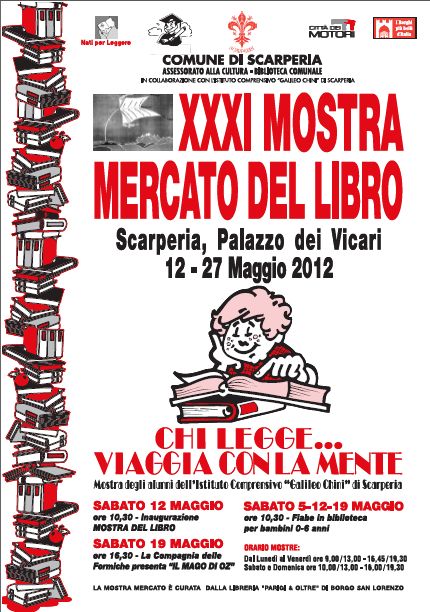Locandina della XXXI Mostra mercato del Libro di Scarperia 