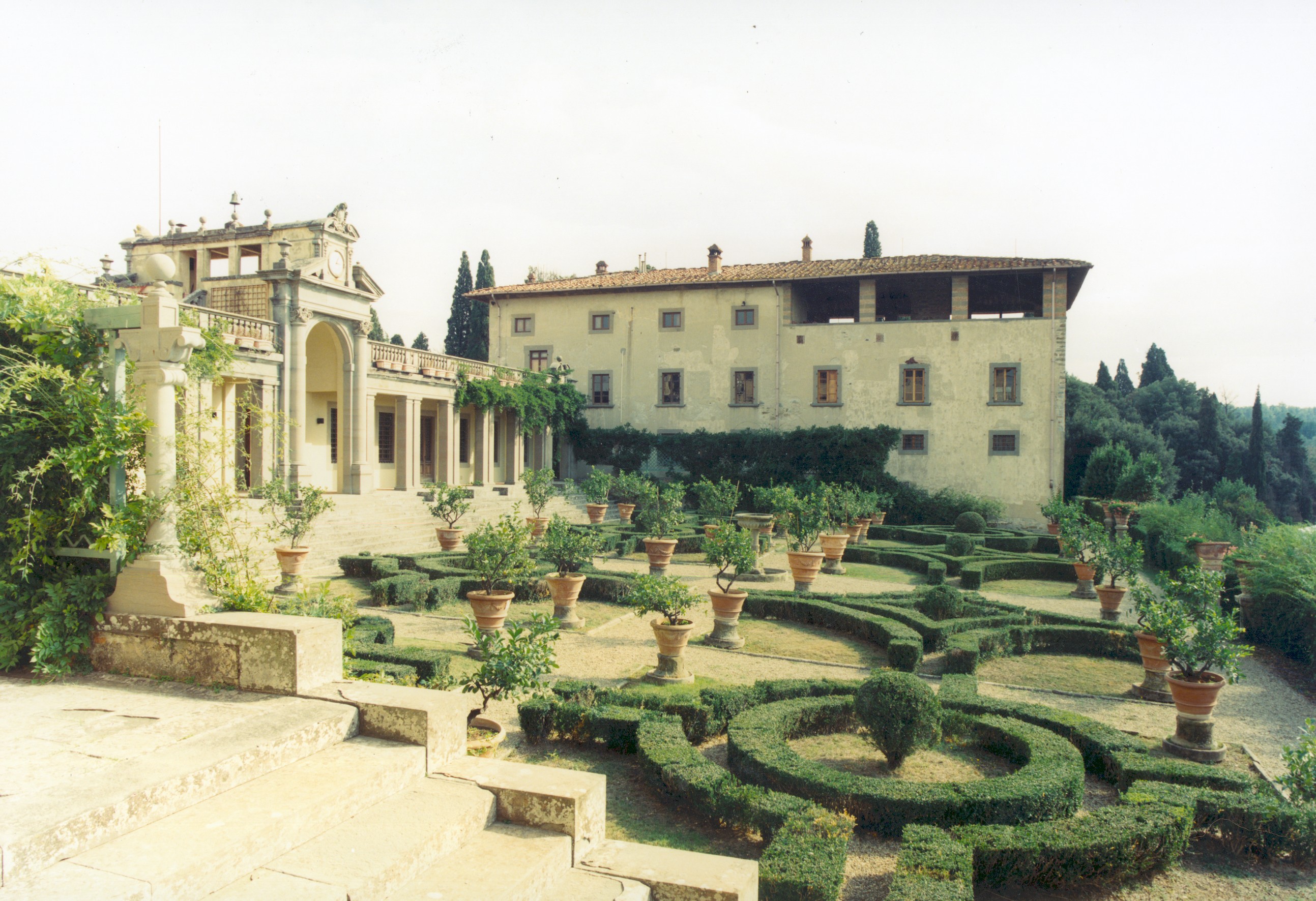 Il giardino all'italiana di Villa Caruso Bellosguardo