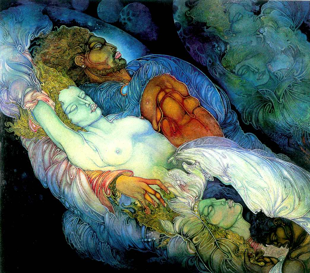 Notte di vento - Tristano e Isotta. Opera di Giuliano Pini