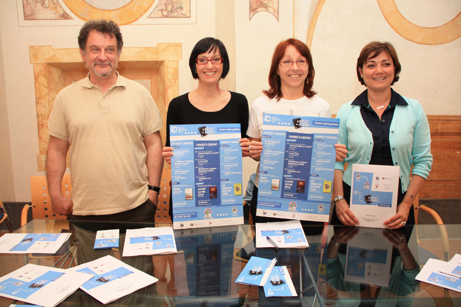 Carlo Ghilli, direttore della biblioteca comunale ‘Renato Fucini; Merj Bigazzi di Promo Cultura; Tamara Guazzini di Libreria Rinascita; Eleonora Caponi, assessore alla cultura del Comune di Empoli