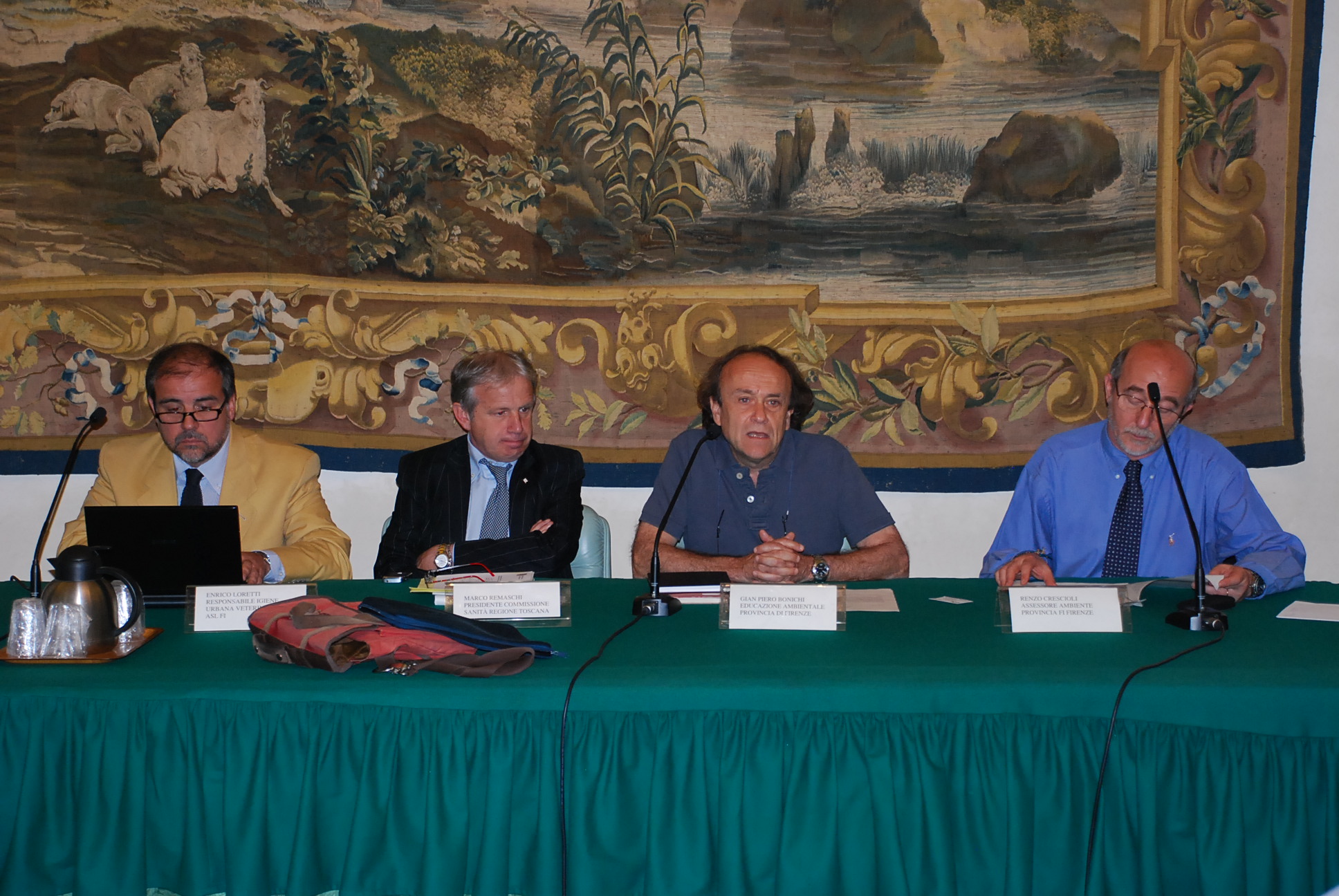 Da sinistra Loretti, Remaschi, Bonichi e Crescioli
