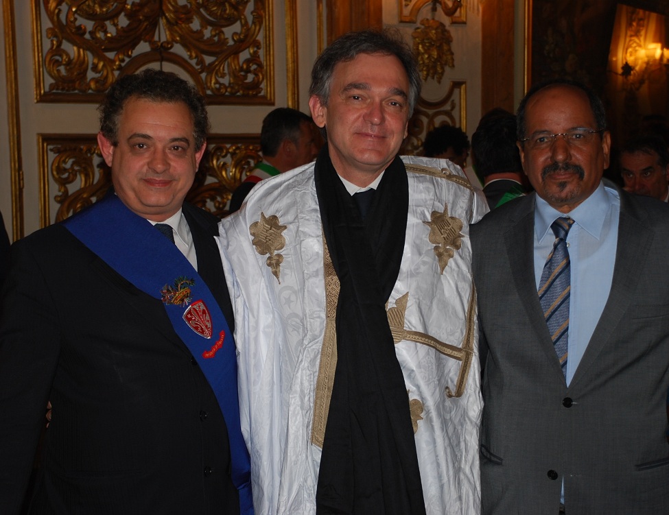 Da sin. : Andrea Barducci, Enrico Rossi e Mohamed Abdellaziz