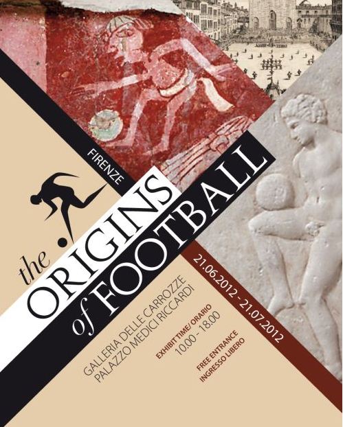 Manifesto della mostra 'Origins of football'