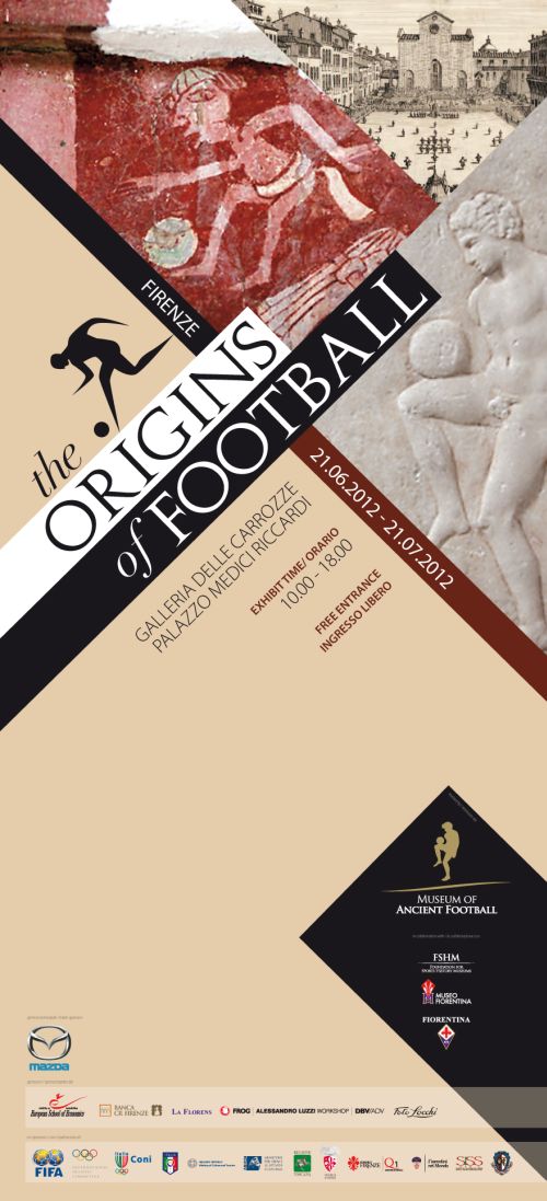 Manifesto della mostra 'Origins of football'