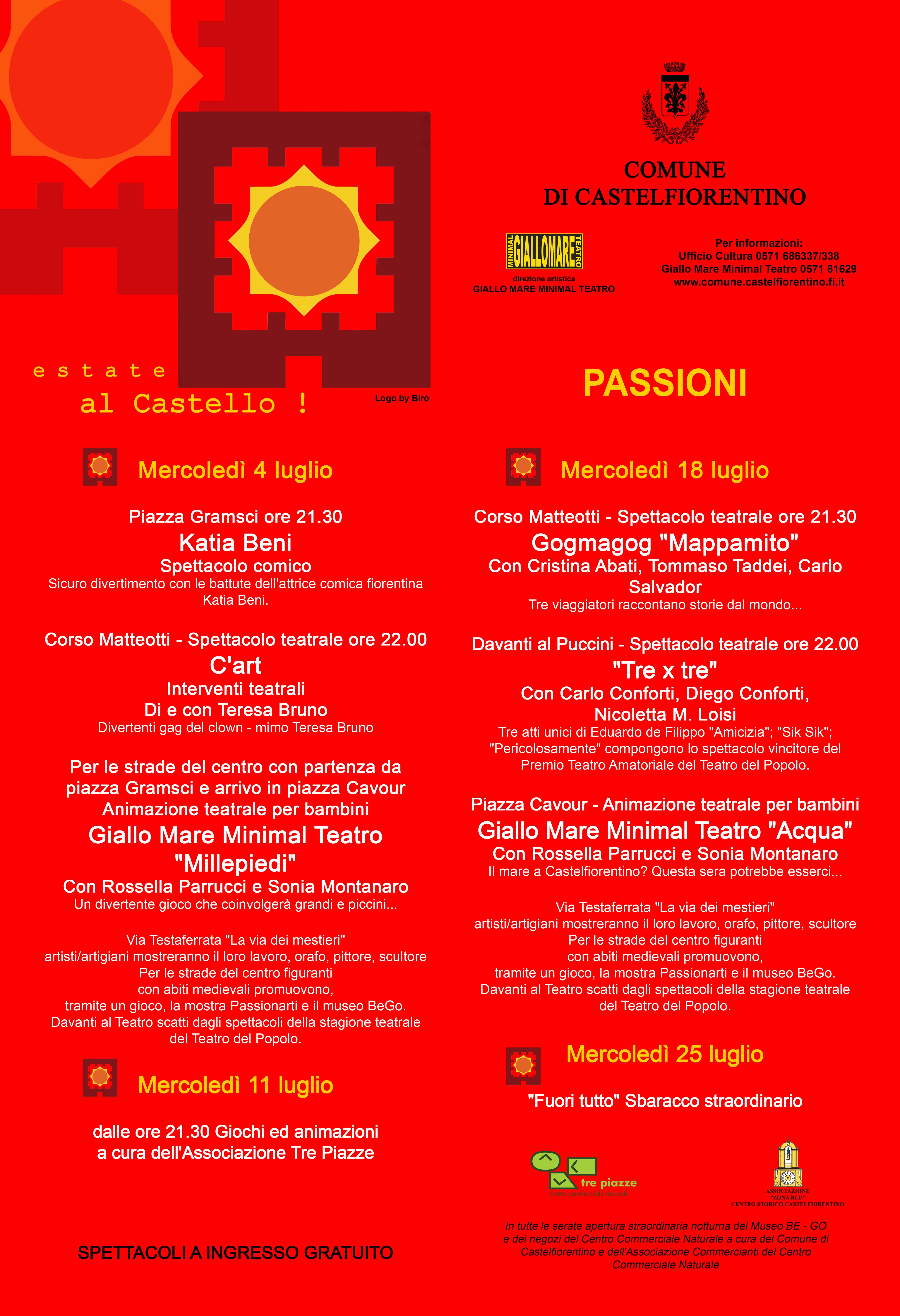 Il programma della manifestazione