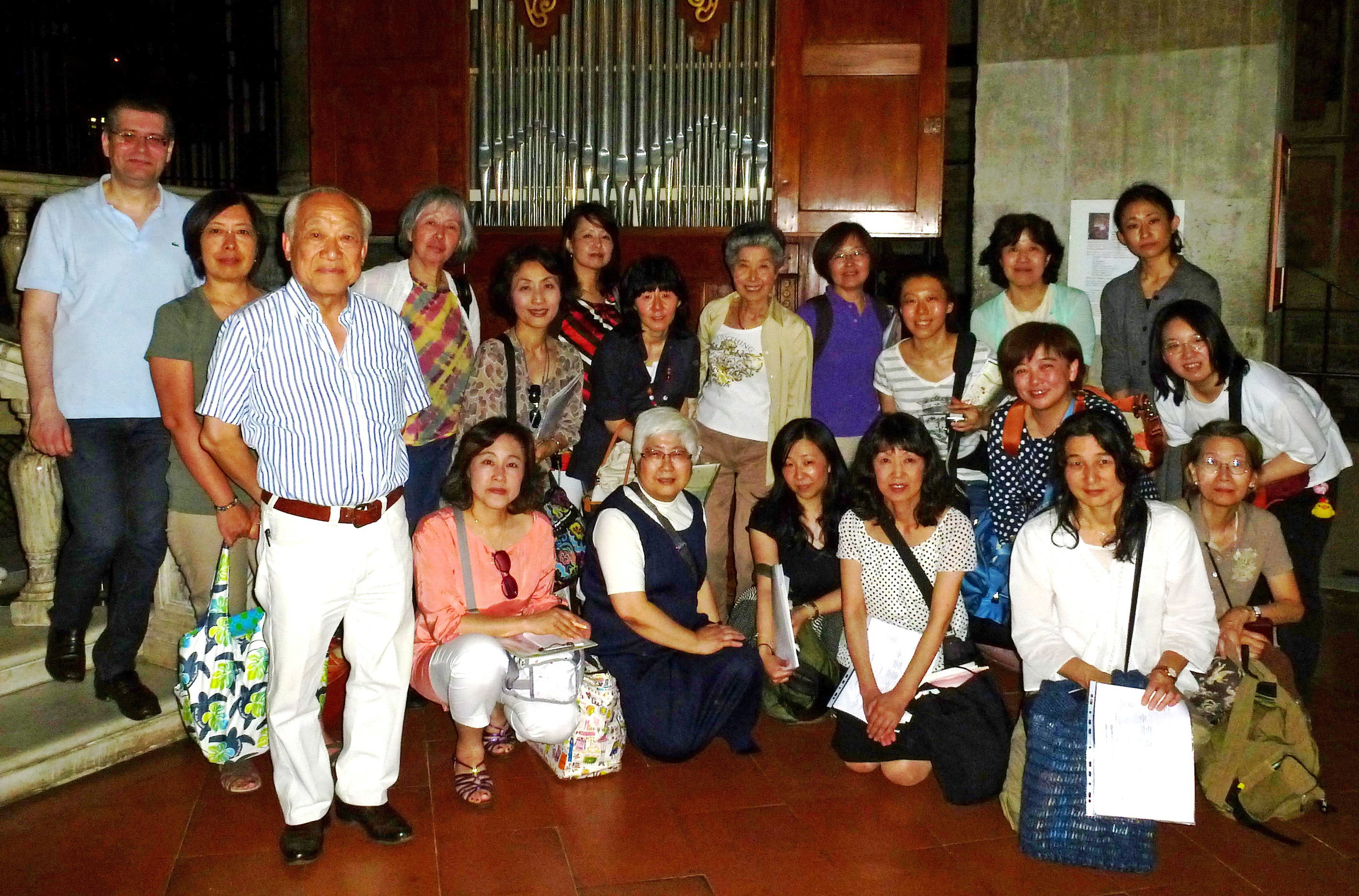 Gruppo giapponesi in Cattedrale