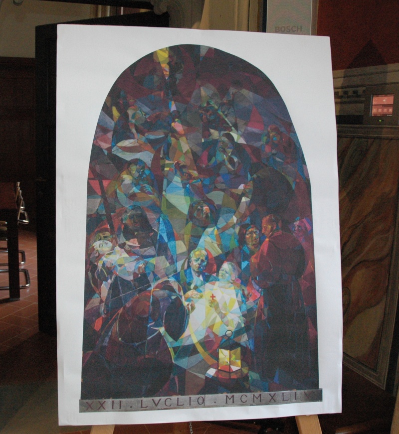 Il quadro del pittore Giuseppe Fontanelli 'Bissietta'