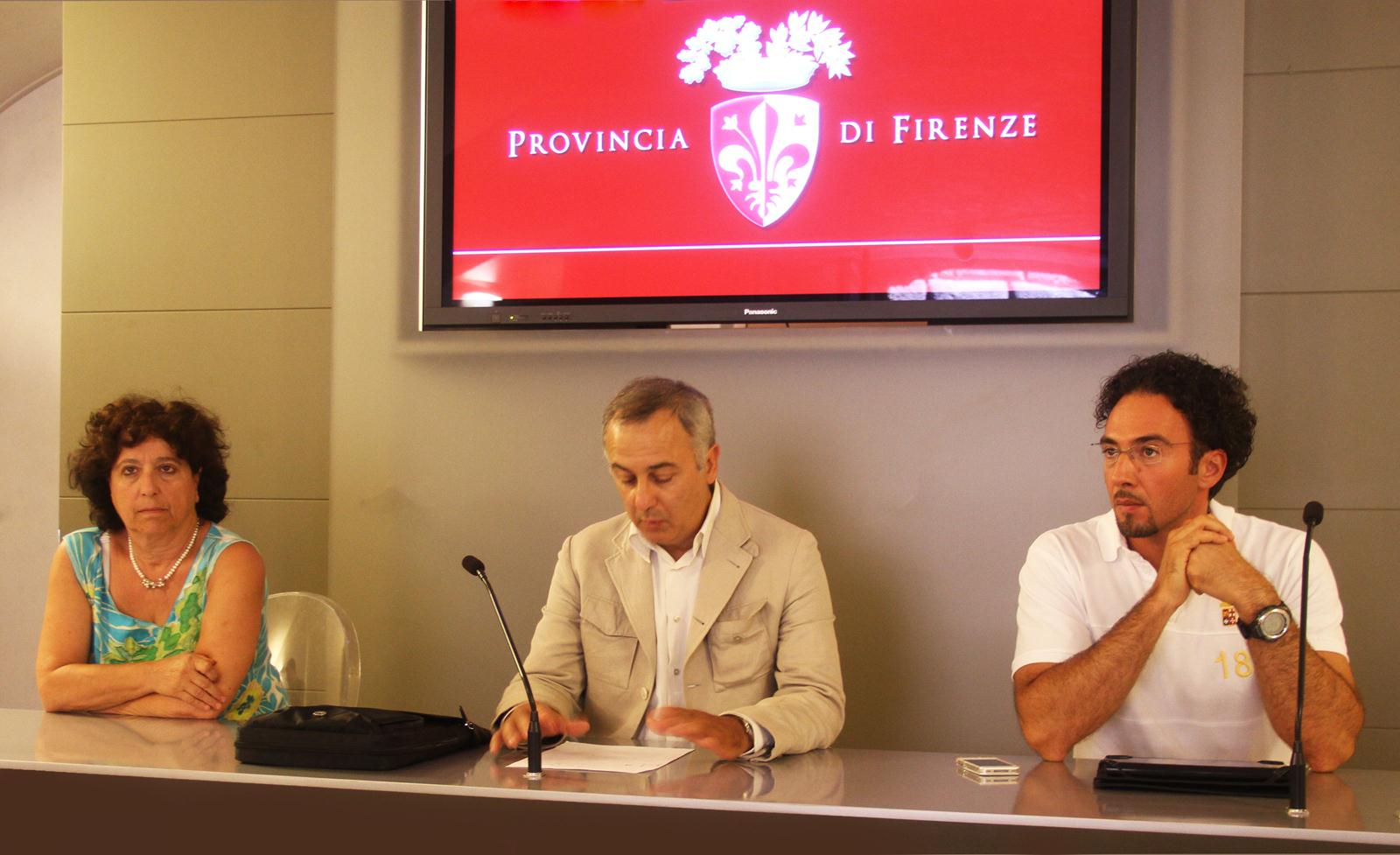 Da sin. : Pellegrini (Siena), Di Fede (Firenze) e Ruscelli (Arezzo)