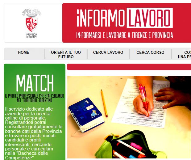 Immagine dal sito Informo Lavoro