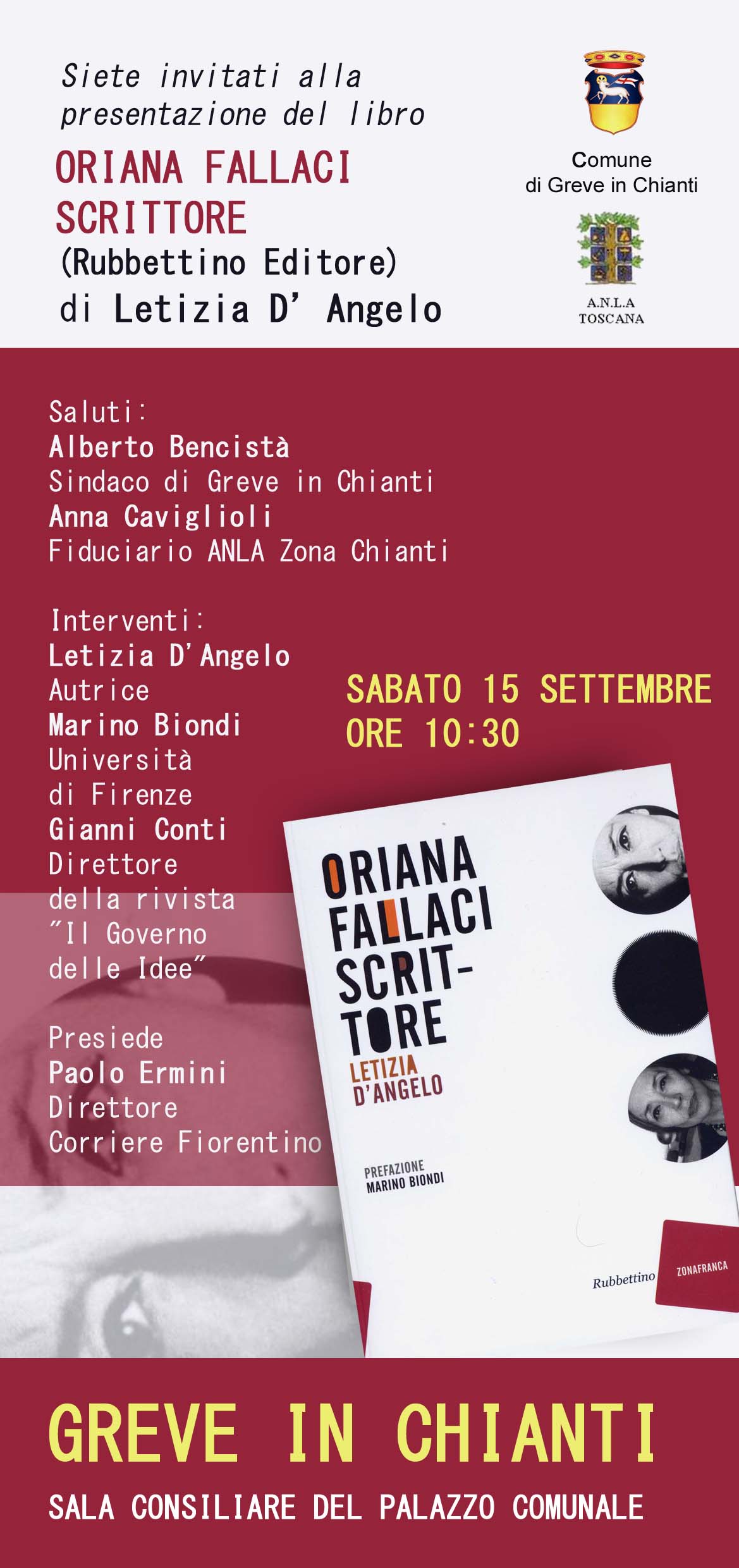 Presentazione libro Oriana Fallaci