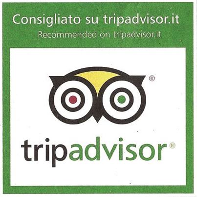 La vignetta assegnata da TripAdvisor alle strutture turistiche consigliate