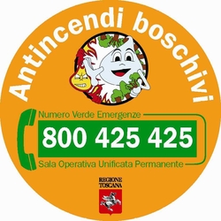 Logo del servizio Antincendi boschivi della Toscana