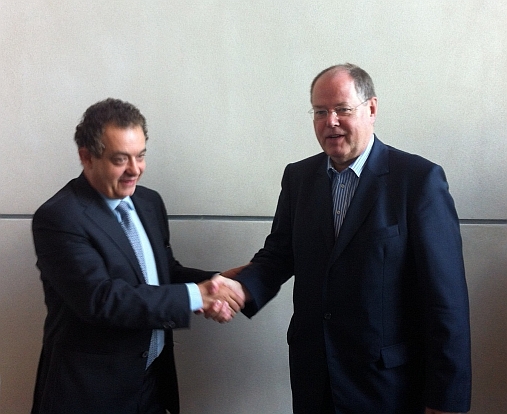 Andrea Barducci e Peer Steinbruck