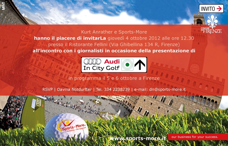 Invito a Audi In City Golf 2012