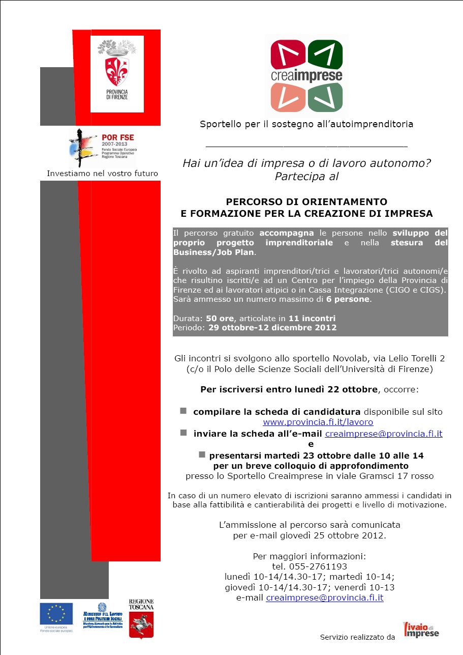 Sportello Creaimprese