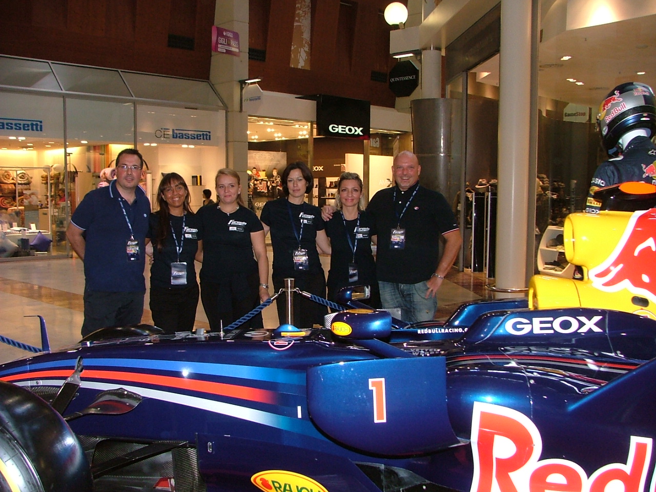 Il team Geox per la Red Bull