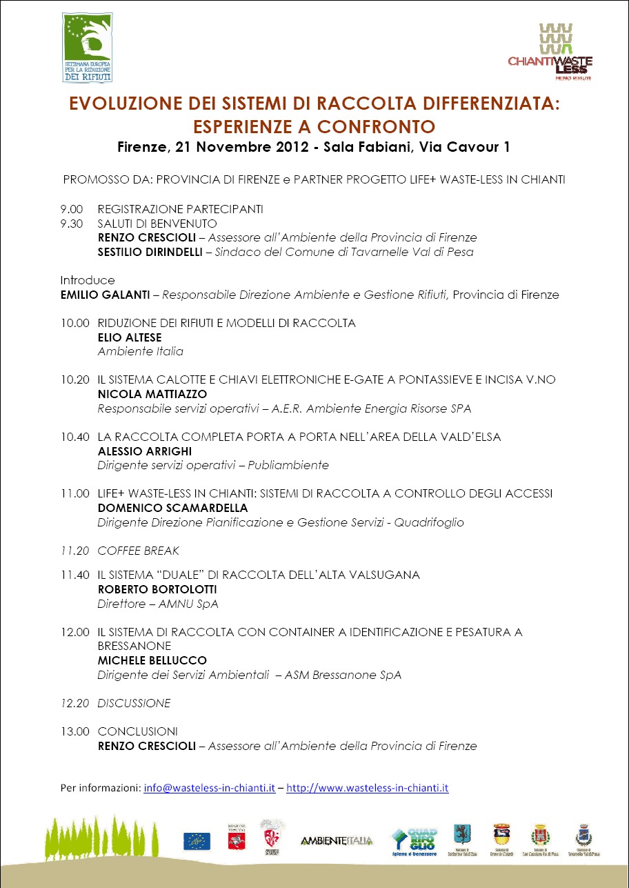 Workshop sulla raccolta differenziata