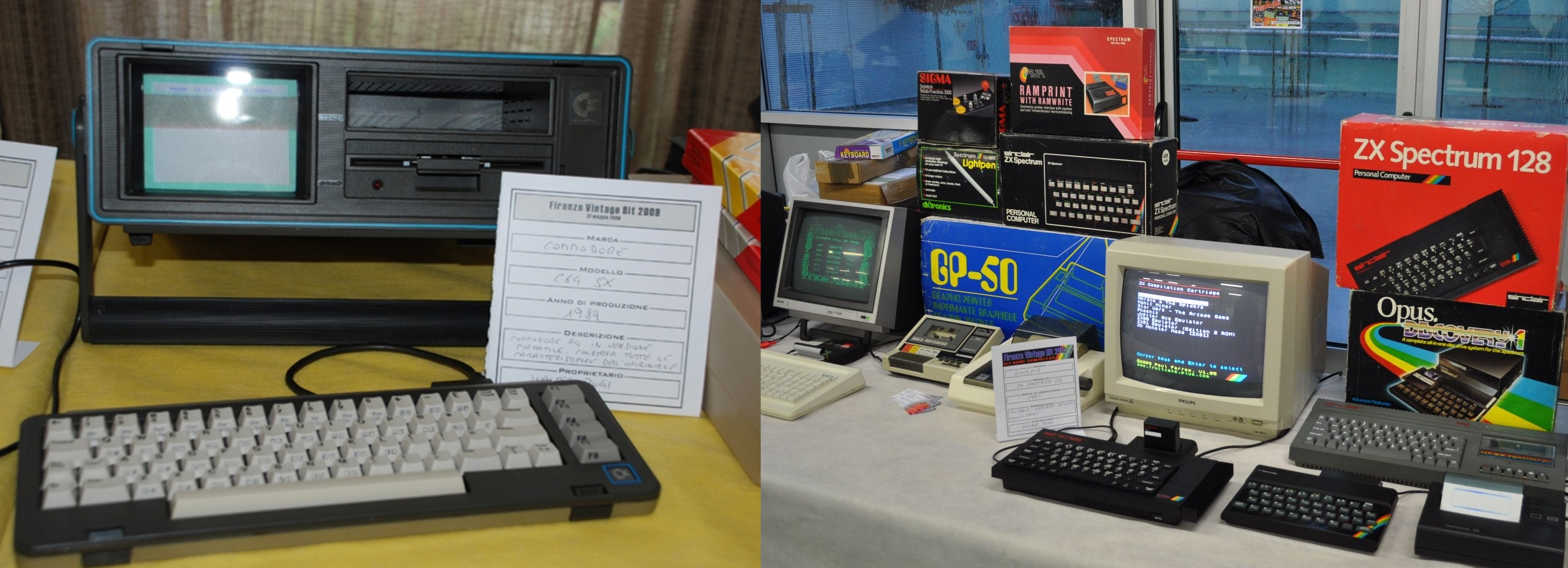 Il Commodore C64SX del 1989 e altre macchine