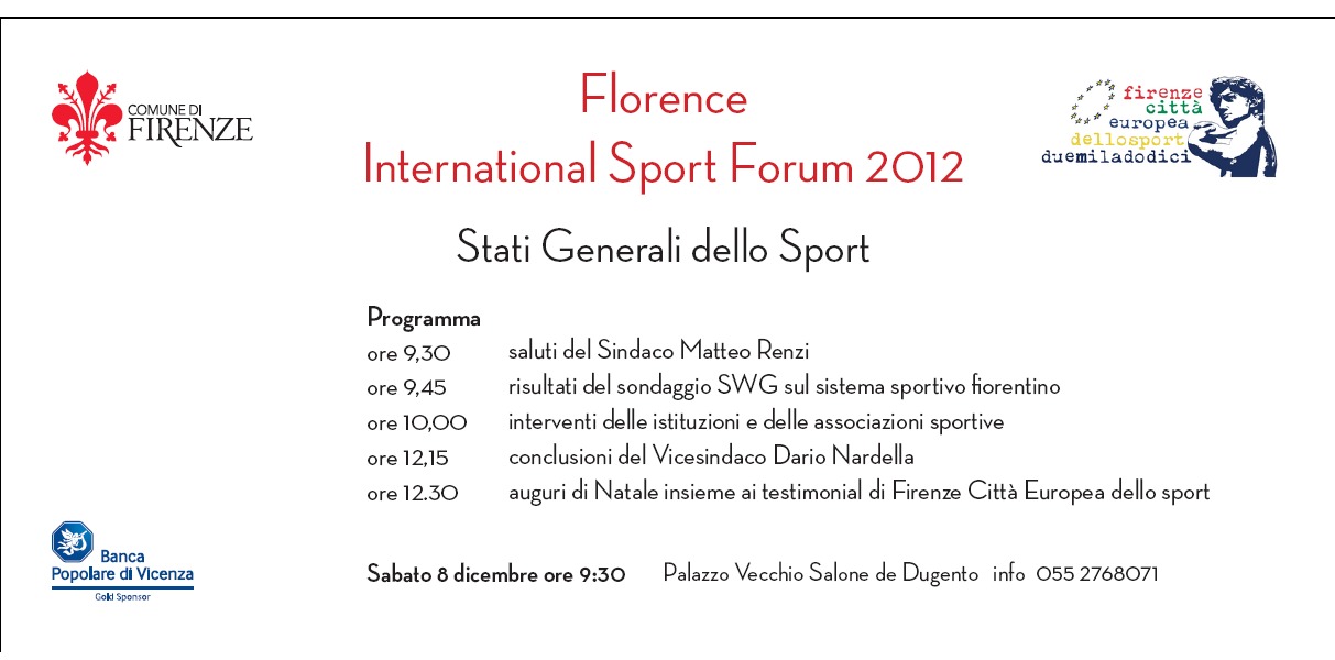 Florence International Sport Forum